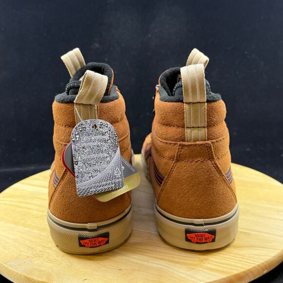 Vans Sk8-Hi MTE Primaloft Hydroguard  Winter man brown shoes Size 13 Brand New - Picture 6 of 10